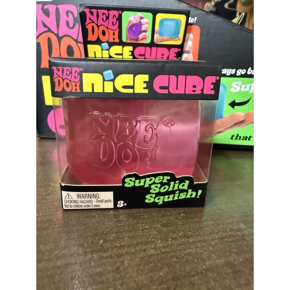 nee doh nice cube Needoh Pink squishy schylling